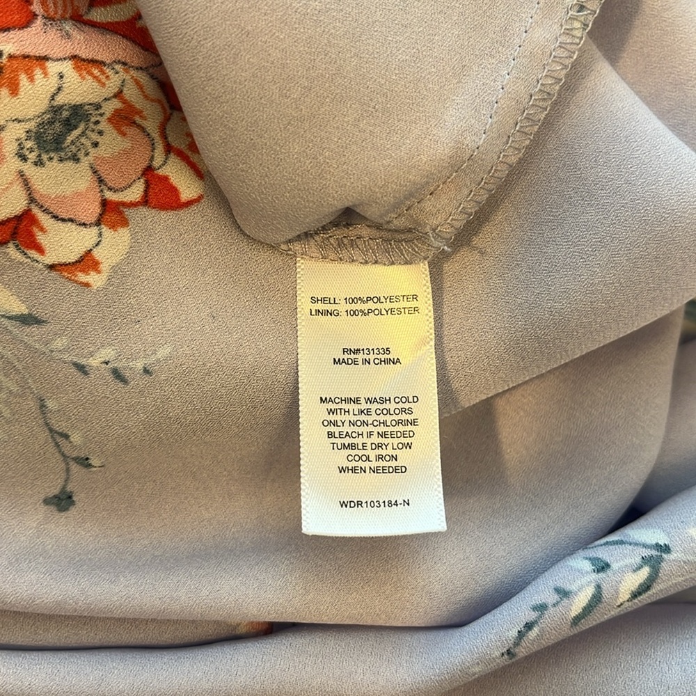 Socialite Floral Lilac Off the Shoulder Maxi Dress - Picture 4 of 7